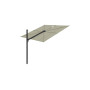 Spectra Straight ombrellone, 250 x 250 cm, Nero RAL 9005, Apio