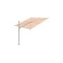 Spectra Straight ombrellone, 250 x 250 cm, Beige Limestone (ref. RAL 1013), Nectar