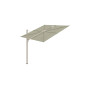 Spectra Straight umbrella, 250 x 250 cm, Beige Limestone (ref. RAL 1013), Apio