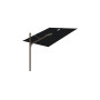Spectra Straight ombrellone, 250 x 250 cm, Bronzo (rif. RAL 8014), Sunbrella Black