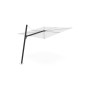 Spectra Forward umbrella, 300 x 300 cm, Black RAL 9005, Sunbrella Marble
