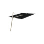 Spectra Forward Sonnenschirm, 300 x 300 cm, Beige Limestone (ref. RAL 1013), Sunbrella Black