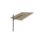 Spectra Straight suncobran, 300 x 300 cm, Crna RAL 9005, Sunbrella Sand
