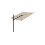 Spectra Straight ombrellone, 300 x 300 cm, Nero RAL 9005, Avena