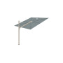 Spectra Straight Sonnenschirm, 300 x 300 cm, Beige Limestone (ref. RAL 1013), Acqua
