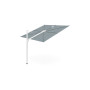 Spectra Straight ombrellone, 300 x 300 cm, Bianco, Acqua