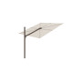 Spectra Straight ombrellone, 300 x 300 cm, Bronzo (rif. RAL 8014), Solidum Canvas