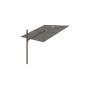 Spectra Straight umbrella, 300 x 300 cm, Bronze (ref. RAL 8014), Solidum Grey
