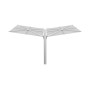 Duo Spectra ombrellone, 250 x 540 cm, Alluminio anodizzato, Sunbrella Marble