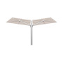 Duo Spectra ombrellone, 250 x 540 cm, Alluminio anodizzato, Lin