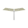 Duo Spectra umbrella, 250 x 540 cm, Anodized aluminium, Apio