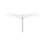 Duo Spectra umbrella, 250 x 540 cm, White, Solidum Natural