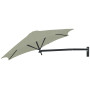 Paraflex WALL runder Sonnenschirm, R270 cm mit NEO-Arm und Wandhalterung, Schwarz RAL 9005, Apio