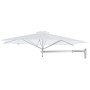 Paraflex WALL runder Sonnenschirm, R300 cm mit NEO-Arm und Wandhalterung, Eloxiertes Aluminium, Solidum Natural