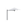 Paraflex MONO okrugli suncobran, R270 cm, s NEO rukom i stupom, Crna RAL 9005, Solidum Natural