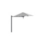 Paraflex MONO okrugli suncobran, R270 cm, s NEO rukom i stupom, Crna RAL 9005, Sunbrella Marble