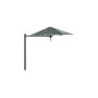 Paraflex MONO okrugli suncobran, R270 cm, s NEO rukom i stupom, Crna RAL 9005, Sunbrella Flanelle