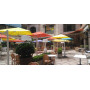 Paraflex MONO round umbrella, R270 cm with NEO arm and pole, setting 2