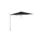 Paraflex MONO okrugli suncobran, R300 cm, s NEO rukom i stupom, Eloksirani aluminij, Sunbrella Black