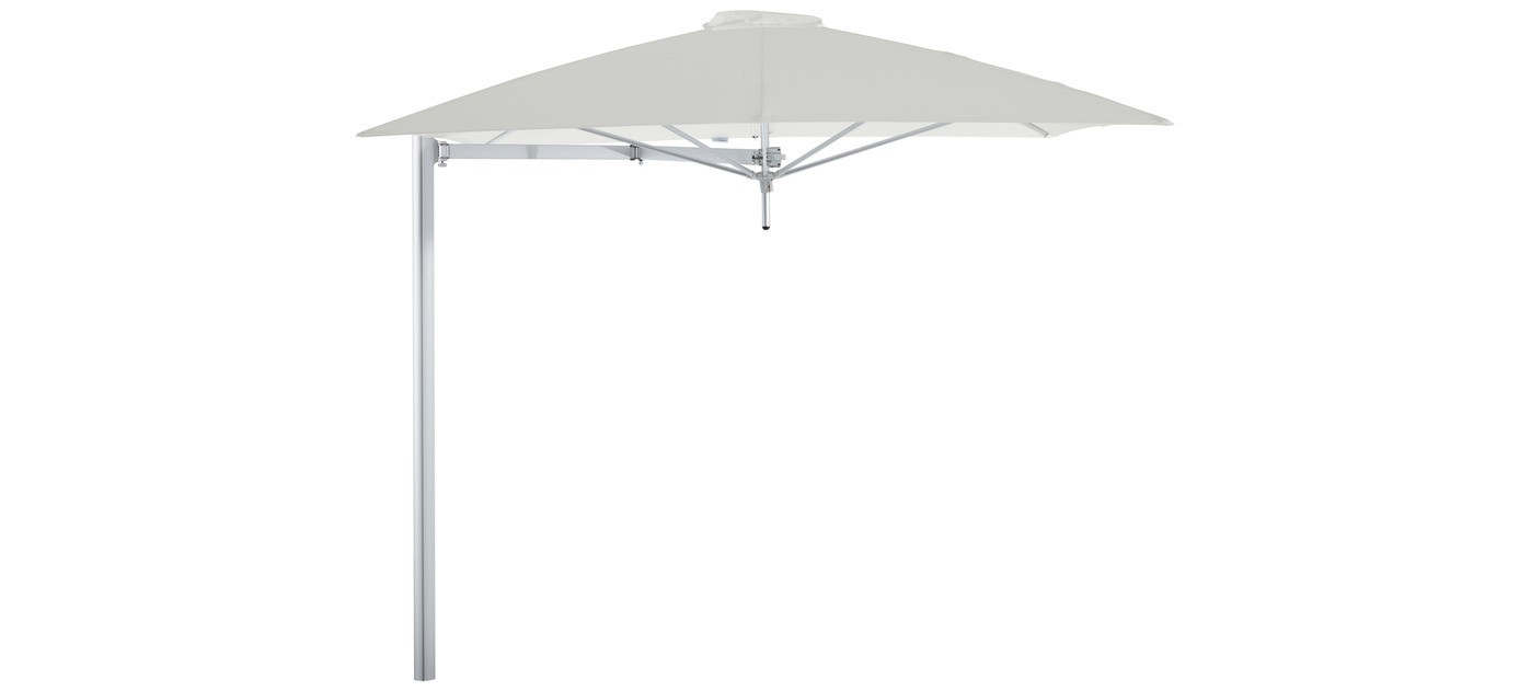 Paraflex MONO square umbrella, 230 x 230 cm with NEO arm and pole