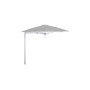 Paraflex MONO quadratischer Sonnenschirm, 230 x 230 cm mit NEO-Arm und -Stange, Eloxiertes Aluminium, Sunbrella Marble