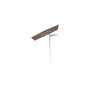 Paraflex MONO square umbrella, 230 x 230 cm with NEO arm and pole, Anodized aluminium, Terra