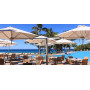 Paraflex MONO square umbrella, 230 x 230 cm with NEO arm and pole, setting