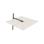 Versa PX square umbrella, 300 x 300 cm, Black RAL 9005, Solidum Canvas