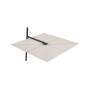 Versa PX square umbrella, 300 x 300 cm, Black RAL 9005, Lin