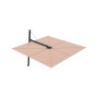 Versa PX square umbrella, 300 x 300 cm, Black RAL 9005, Nectar