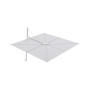 Versa PX ombrellone quadrato, 300 x 300 cm, Bianco, Solidum Natural