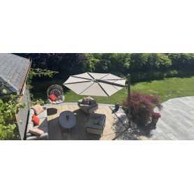 Versa PX okrogel senčnik, R 350 cm