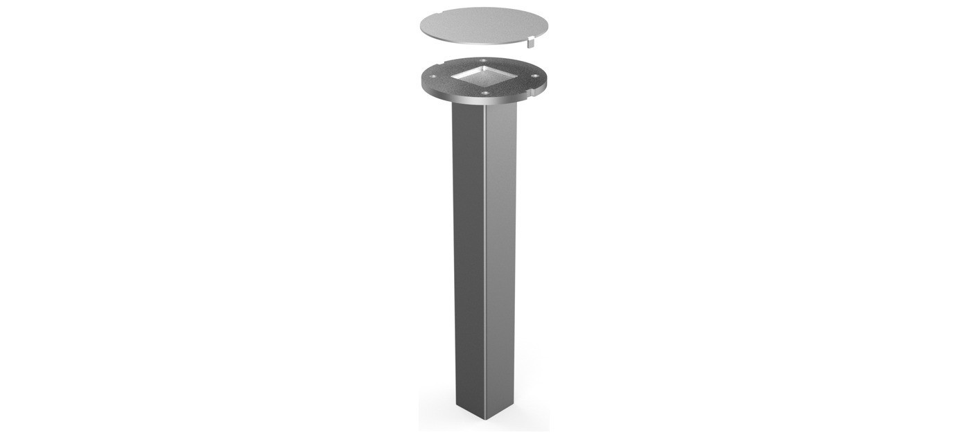 Betonverankerung mit Platte