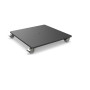 Infina base con ruote, Nero RAL 9005