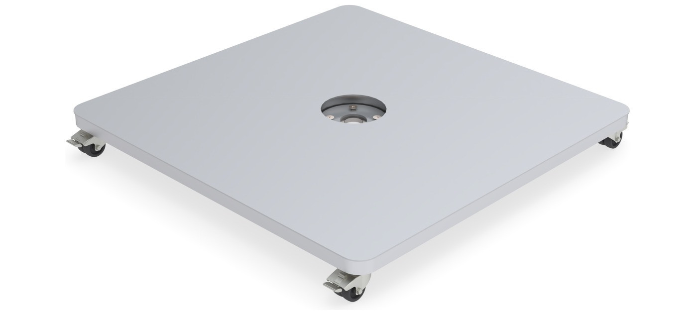 Base piatta mobile L, 180 kg