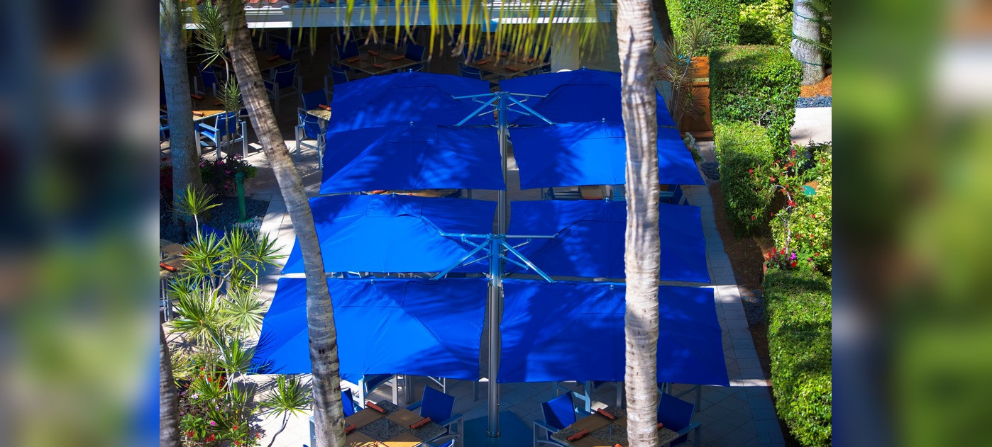 Tuuci Ocean Master M1 Shade Pod Quad Cantilever ombrellone