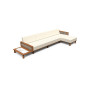 Tuuci Sail Sofa mit rechter Chaiselongue und linkem Beistelltisch