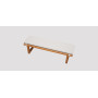 Tuuci Gather Bench with Cushion, setting