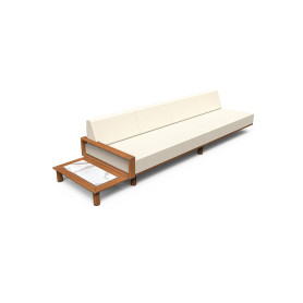 Tuuci Horizon Left Arm Sectional with Plinth Table
