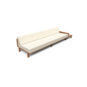 Tuuci Horizon modulo con bracciolo destro e tavolino