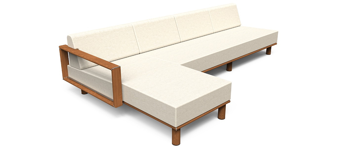 Tuuci Horizon Sitzmodul mit linker Chaiselongue