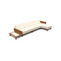 Tuuci Luma Sofa mit rechter Chaiselongue und linkem Beistelltisch