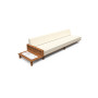Tuuci Luma Left Arm Sectional with Plinth Table