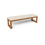 Tuuci Sola panca 22" x 72" con cuscino