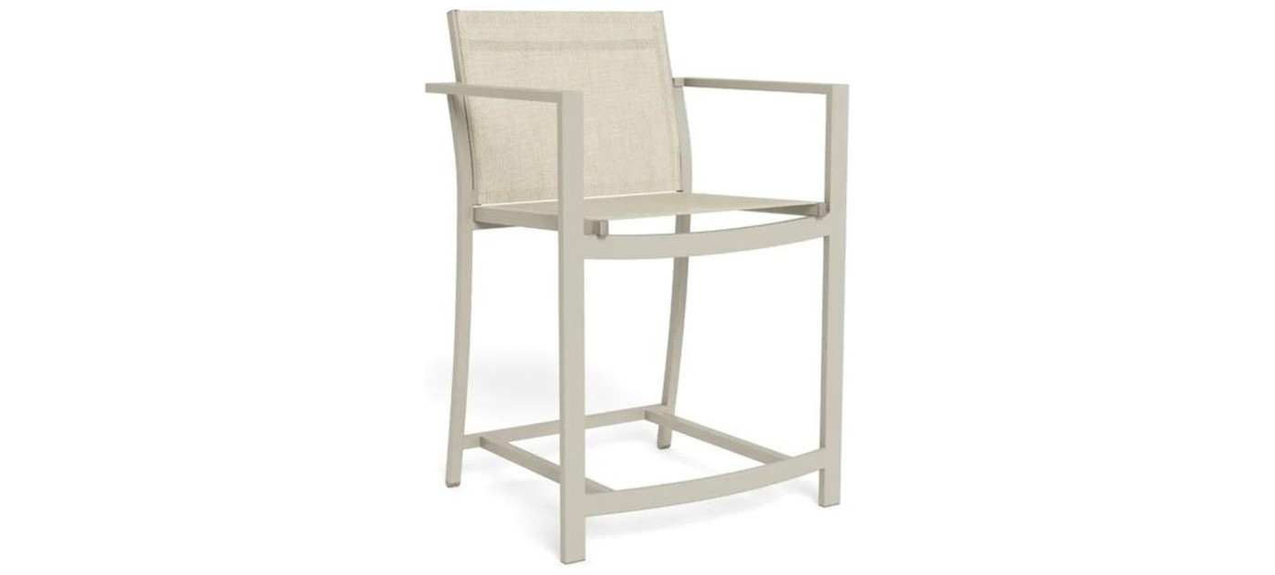 Tuuci Bleau sgabello counter con braccioli