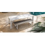 Tuuci Southpoint Rectangular Dining Table, setting