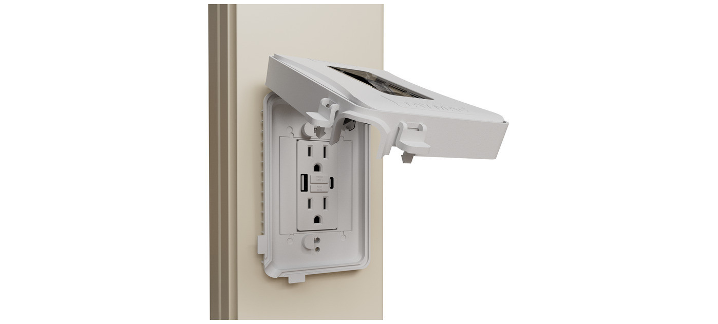 Tuuci Utičnica i USB na stražnjem lijevom stupu (AC 120 V, 15 A)