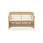Sika-Design Charlot Exterior 2-Sitzer-Sofa, Natur (ALU), Ansicht 3