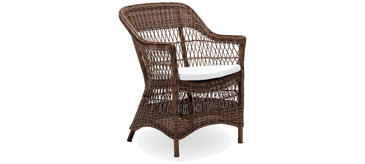 Sika-Design Charlot Exterior sedia, Marrone (ALU)