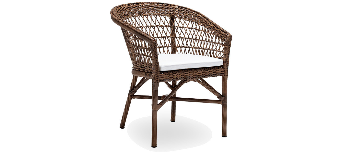 Sika-Design Emma Exterior stolica, Smeđa (ALU)